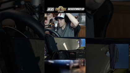 JA VS ETS2 NA KIEROWNICY XD | Asasyn08