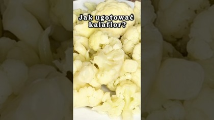  Jak idealnie ugotować kalafior?  Sprawdź ten sposób! #shorts #kalafior #gotowanie