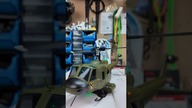 Scale Model RC UH-1 Huey Warm UP #rc #helicopter #scalemodel