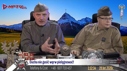 Ducha nie gasić wqrw pielęgnować! Pt.  27. 2. 2026r.  W.  Olszański, M.  Osadowski Rodacy Kamraci NPTV.pl