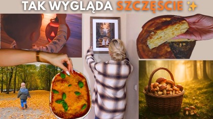 Grzybobranie, boski jabłecznik w 5 minut i przytulny czas 