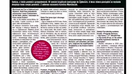Zaproszenie do wywiadu i zbiórki pisarza Lukasa Frankenstein.