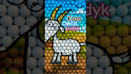 Zwierzęta na wsi dla dzieci - koza, owca, indyk