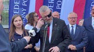 BOHATERSKIE WYJŚCIE BRAUNA PO ROZPRAWIE