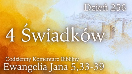 O jakich czterech świadkach mówi Jezus? | Ew.  Jana 5,33-39 | Fabian Błaszkiewicz