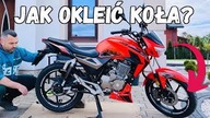 Naklejki na koła Junak Racer 125 | Oklejanie motocykla (motorcycle wrapping) #motocykl #junak #racer