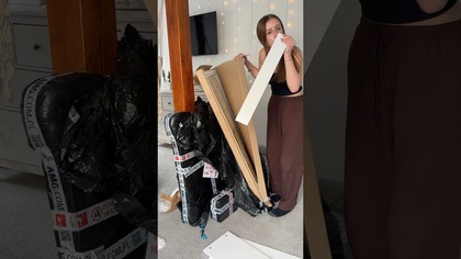 Składamy toaletkę! #toaletka #minivlog #shorts