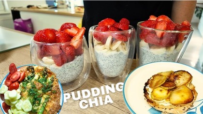 PUDDING CHIA, SZPARAGI, ORAZ HALLOUMI Z GRUSZKĄ!