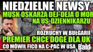 NIEDZIELNE NEWSY ZE ŚWIATA (MUSK, CPAC, FICO, LIZ TRUSS, BUŁGARIA, SŁOWACJA)