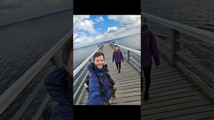 Ahoj!  Meldujemy, że dzisiaj wykręcone 23 km, po Niemczech, na zachód od Świnoujścia.  Na trasie spo