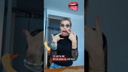Usta wyglądają źle!#behappy#humor#parodia#śmieszne#kabaret#kaczka#usta#dziewczyna#funny#