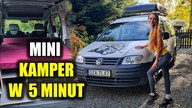 mini KAMPER W 5 MINUT - kamper z osobówki