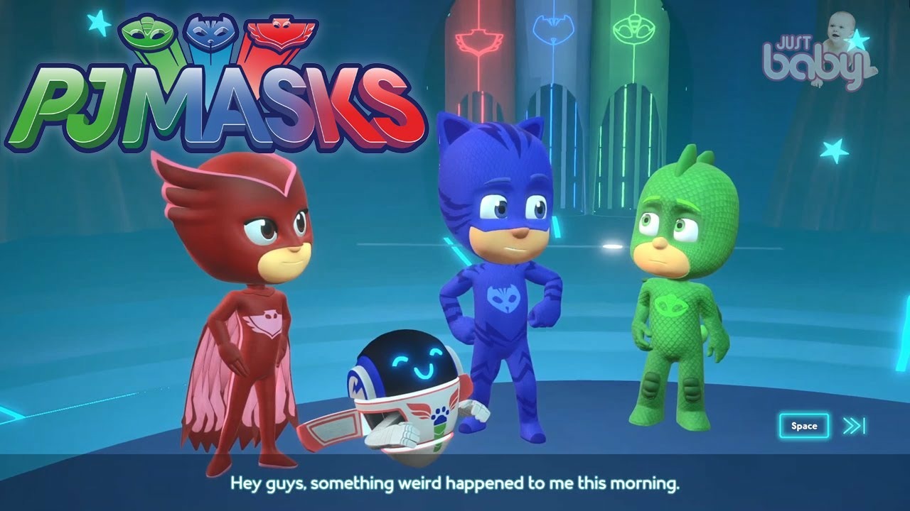 PJ Masks NEW Episode 1 on youtube Cartoons for Kids cutscenes from game