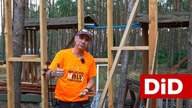 1225.  Wstawienie zastrzału w konstrukcji ściany szkieletowej