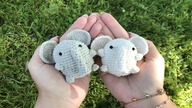 Jak zrobić słonika na szydełku, krok po kroku, Crochet Elephant, łatwy do wykonania brelok #238