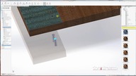SW09. SOLIDWORKS: projekt stołu z drewna egzotycznego