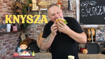 Knysza z gyrosem i sosem prażona cebulka / Oddaszfartucha