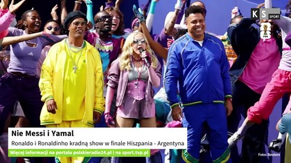 Nie Messi i Yamal.  Ronaldo i Ronaldinho kradną show w finale Hiszpania - Argentyna [KS Sport]