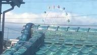 Diabelski młyn podczas tajfunu w Japonii