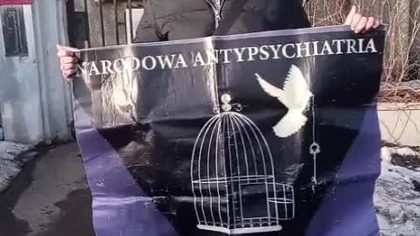 protest przeciwko otwartej przestrzeni.