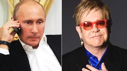 PUTIN - ELTON JOHN Genialny wkęt