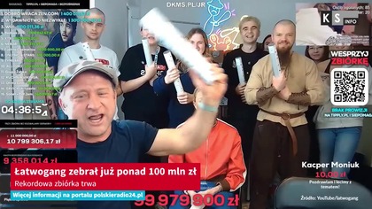 Łatwogang zebrał już ponad 100 mln zł.  Rekordowa zbiórka trwa [KS Info]