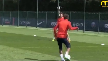 Neymar First Goal & Penalty Goal & amazing dribbles and skills with PSG in training session