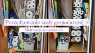 Sprzątanie szafy gospodarczej| Posprzątaj ze mną| Motywacja do sprzątania 