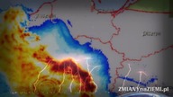 Dziwne kręgi na radarowym zdjęciu wielkiej nawałnicy w Polsce
