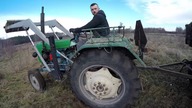 Marek i Jarek i akcja w polu na 2 Ursusy C 325 i C 360