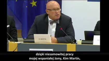 26. 05. 2023r DAVID MARTIN - WYSTPIENIE W PARLAMENCIE EUROPEJSKIM NA III MIDZYNARODOWYM SZCZYCIE COVID (NAPISY)