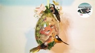Jak zrobić wiszące jajo 3d z ptaszkami [HANGING 3D EGG WITH BIRDS] - Pomysły plastyczne DiY