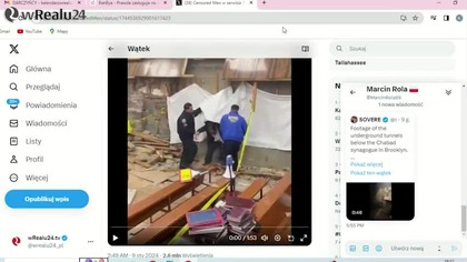 Szokujące INFORMACJE ws. tajnych tuneli pod synagogą Chabad-Lubawicz w Nowym Jorku (10.01.2024)