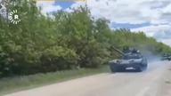 The Ukrainians have started using Polish-supplied tanks.