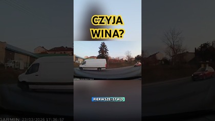 Kto miał pierwszeństwo?  Zdania podzielone! #PrawoDrogowe #KtoMaPierwszeństwo #Dyskusja #dashcam