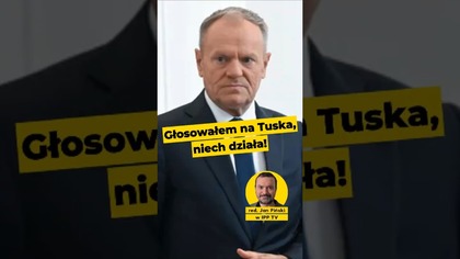 Głosowałem na Tuska, niech działa! #wybory #Tusk #KO #prokuratura #media #CBA #ABW #polityka