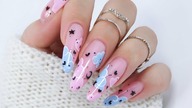 Valentines clouds nails art tutorial / Elisium Nails
