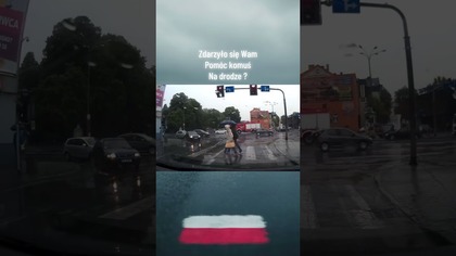 Nie każdy bohater nosi pelerynę Ten pomógł na pasach!  #pieszy #respect #help