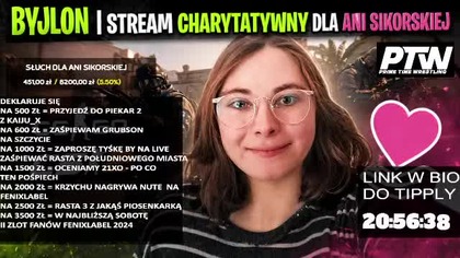 BYJLON | STREAM CHARYTATYWNY DLA ANI SIKORSKIEJ | ROBIMY PIEKARSKIRP NA NOWO | SZUKAM POMOCNIKÓW