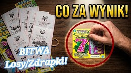 Zdrapki VS Ekspres Losy!  Bitwa miast! Rzadki RARYTAS i ciekawy wynik! 