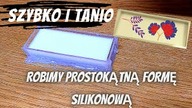 Żywica Epoksydowa DIY Prostokątna forma z silikonu Zrób to Sam