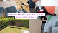 NOWY FOTEL Małe przemeblowanie Czyste okna Posprzątaj ze mną w moim pokoju Uporządkowana