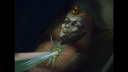 When Dr. Jordan is mysteriously killed, his assistant Jane is convictedbut the truth emerges when King Tuts curse reanimates his guards, forcing Superman to intervene. A hidden mechanism in the sarcophagus proves Dr. Jordans death was no murder, and Superman must stop the ancient warriors before they wreak havoc.
