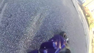 Ucieczka przed policja na skuterze