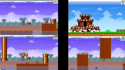 Mario Forever Colourful Trip V1.1 World 1-3 4 Teams