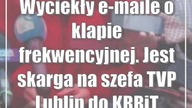 Wyciekły e-maile o klapie frekwencyjnej.  Jest skarga na szefa TVP Lublin do KRRiT