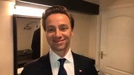 Krzysztof Bosak przed debatą w TVP