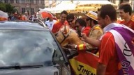 Hiszpanie opanowali Gdańsk, tłumy kibiców!