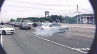 BMW E36 M3 Blokuje ruch uliczny bączkami 