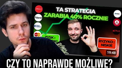 Tak się zarabia ponad 40% rocznie, tajemnicza strategia!